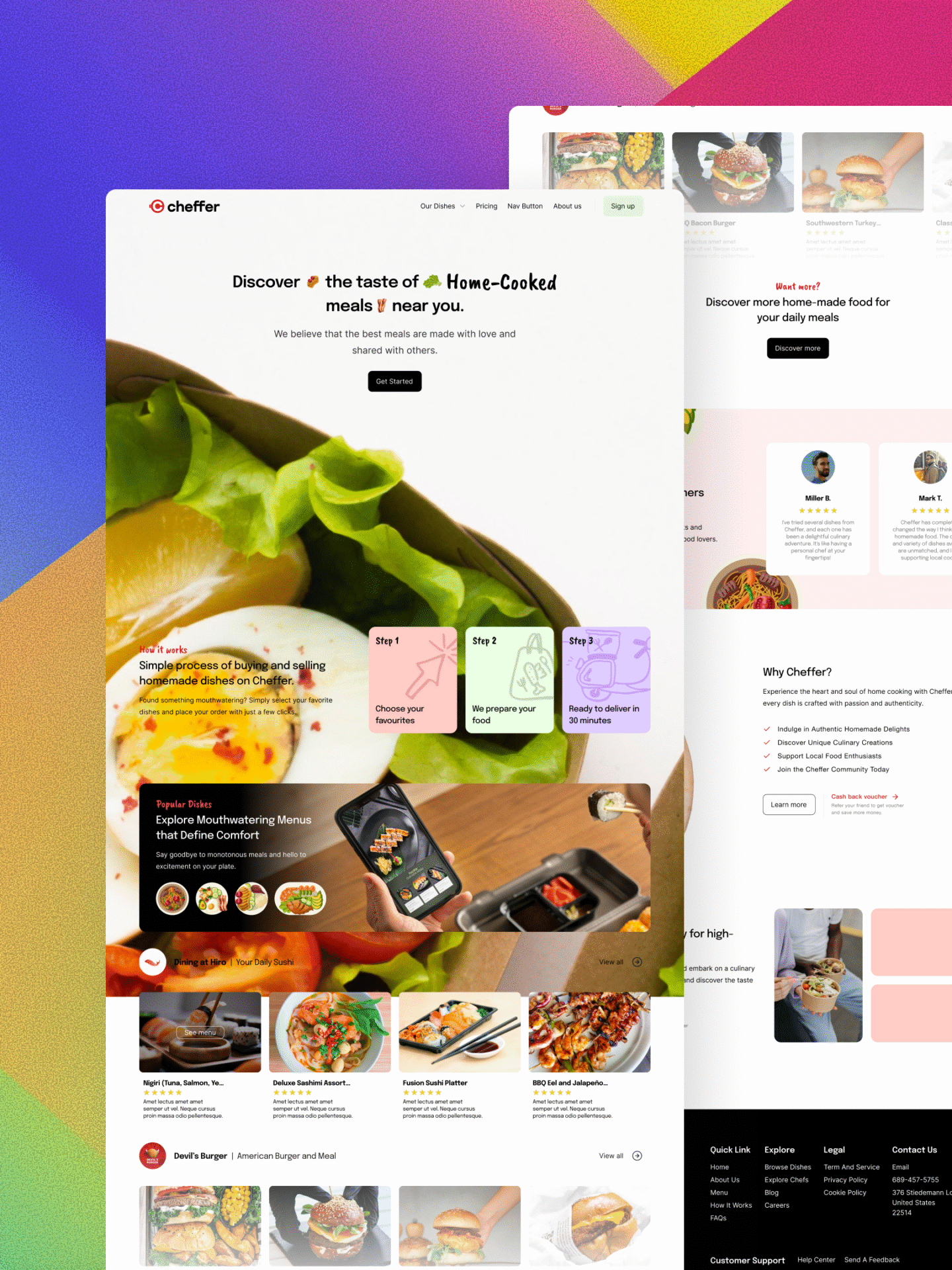 Homepage 12 Reel Unlimited Unlimited Graphic Design cheffer